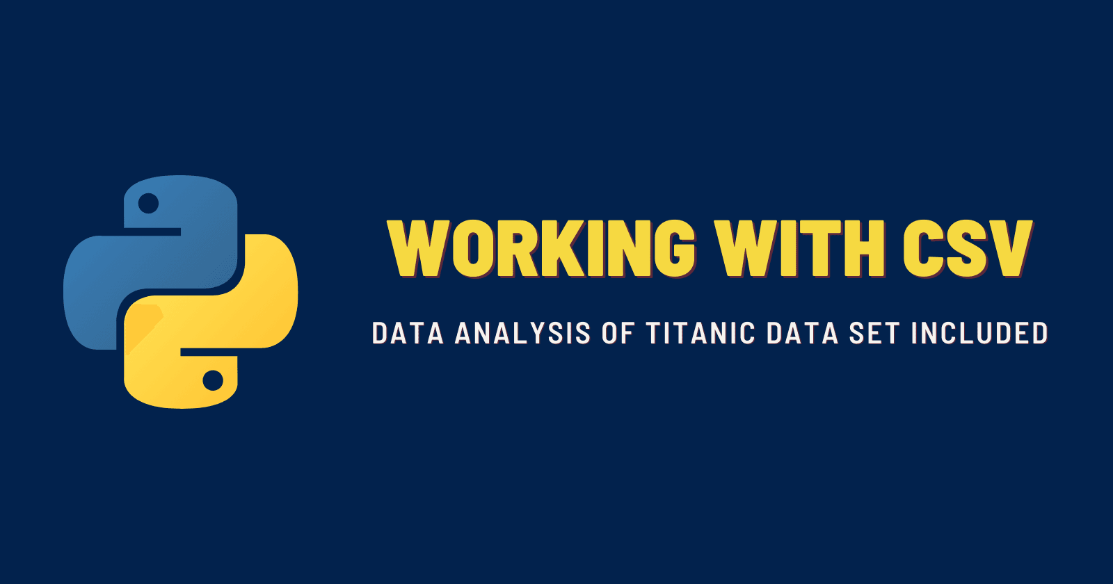 Data analysis from a CSV file in Python